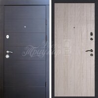 Металлическая дверь МДФ + Ламинат №44