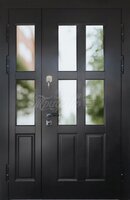 Металлическая дверь Входная дверь со стеклом №342